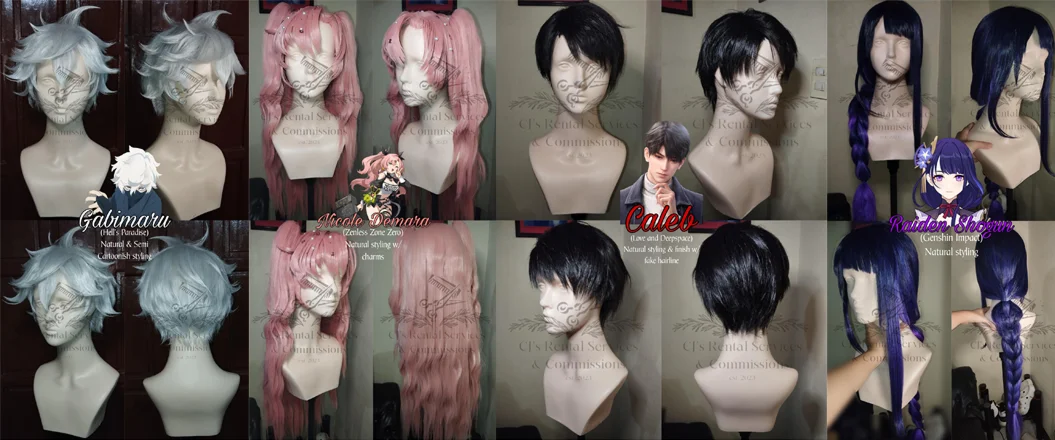 Wig Styling Commissions